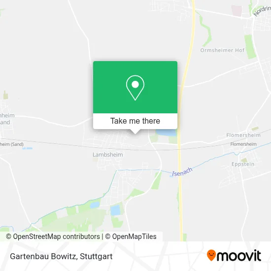 Gartenbau Bowitz map