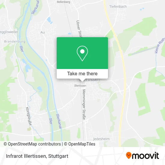 Infrarot Illertissen map