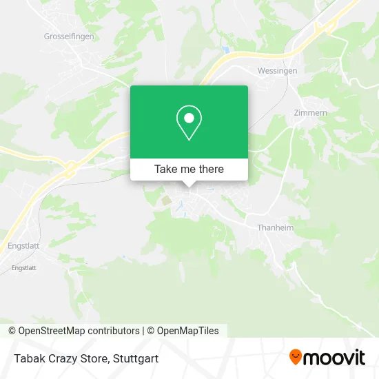 Tabak Crazy Store map