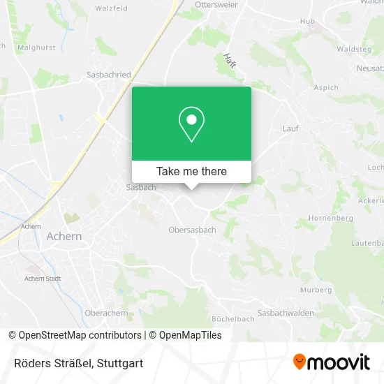 Röders Sträßel map