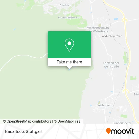 Basaltsee map