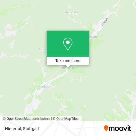 Hintertal map