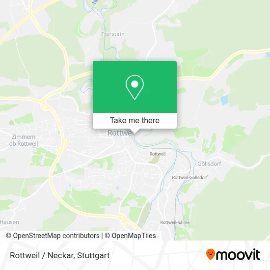 Rottweil / Neckar map