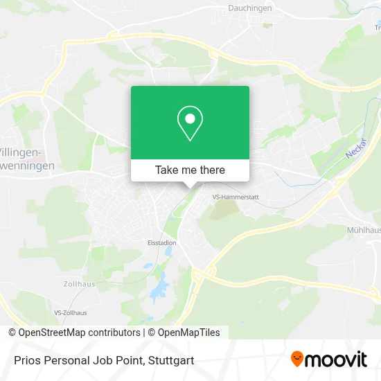 Prios Personal Job Point map