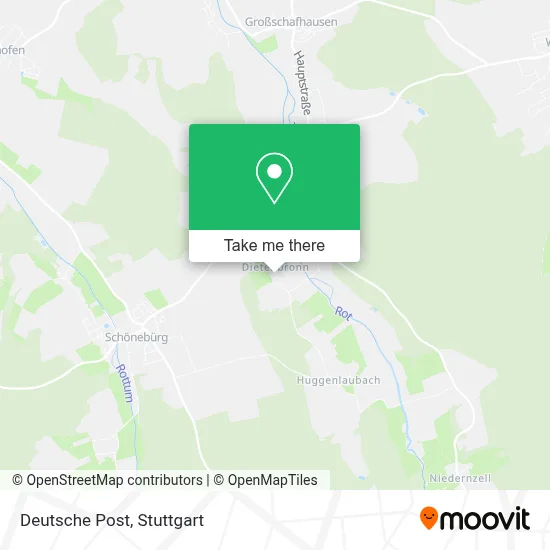 Deutsche Post map