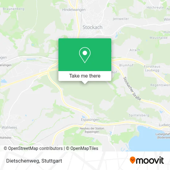 Dietschenweg map
