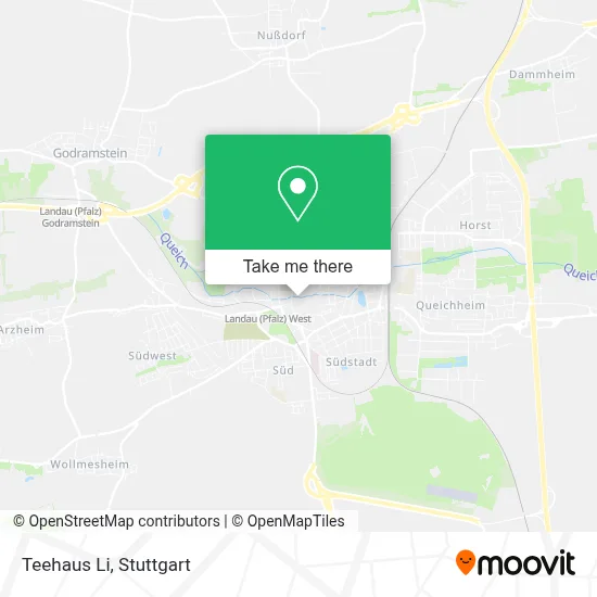 Teehaus Li map