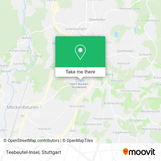 Teebeutel-Insel map