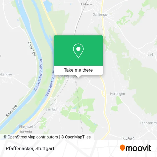 Pfaffenacker map