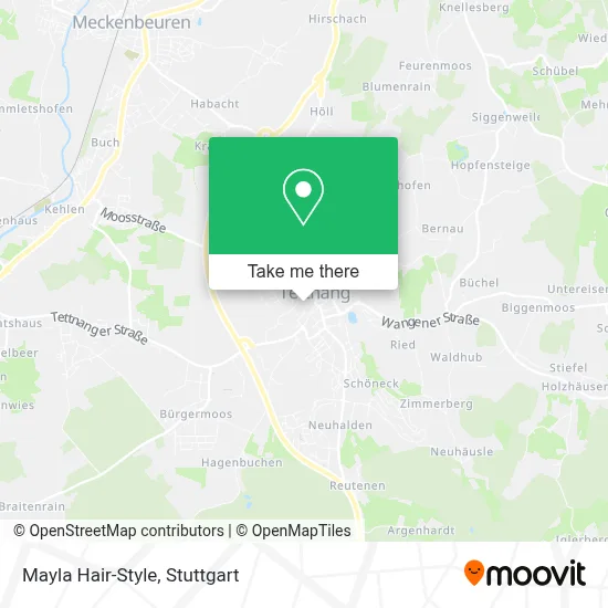 Mayla Hair-Style map