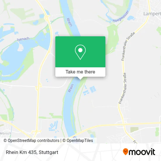 Rhein Km 435 map
