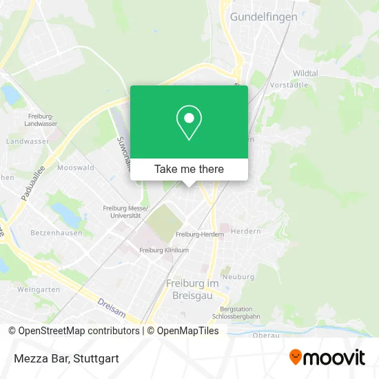 Mezza Bar map