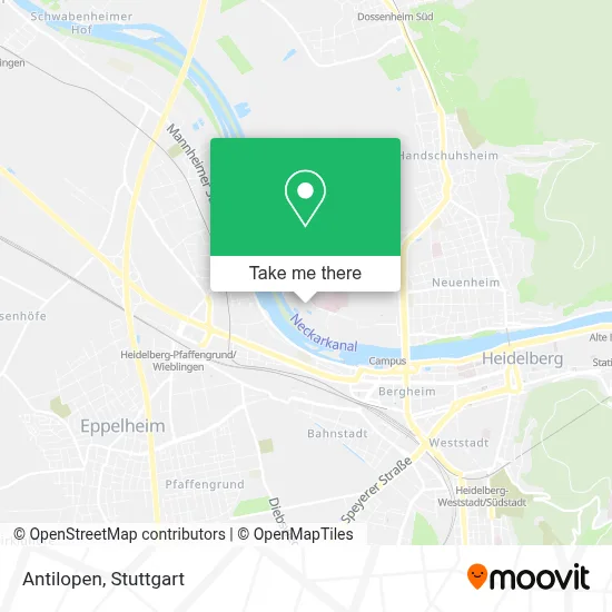 Antilopen map