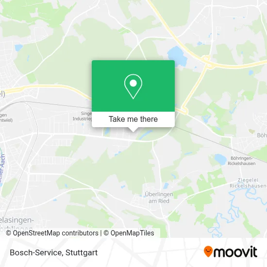 Bosch-Service map