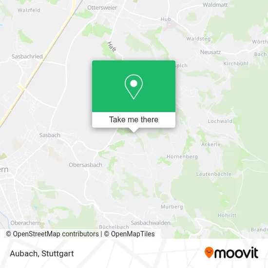 Aubach map