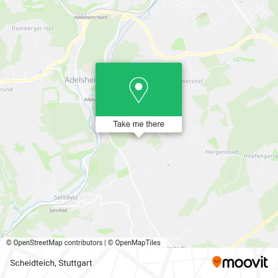 Scheidteich map
