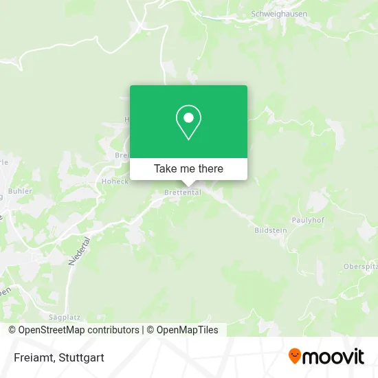 Freiamt map