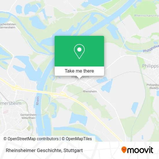 Rheinsheimer Geschichte map