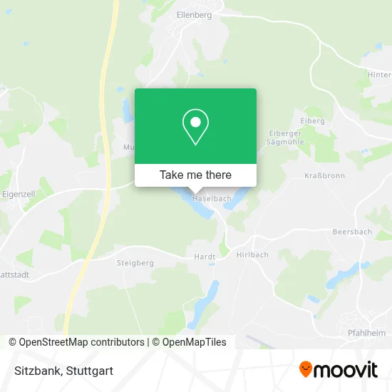 Sitzbank map