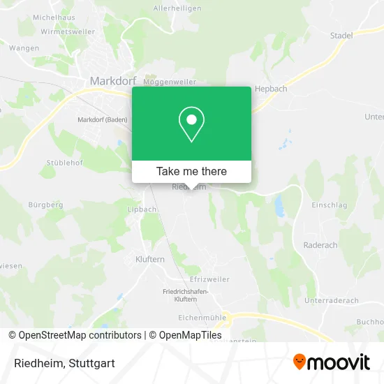 Riedheim map