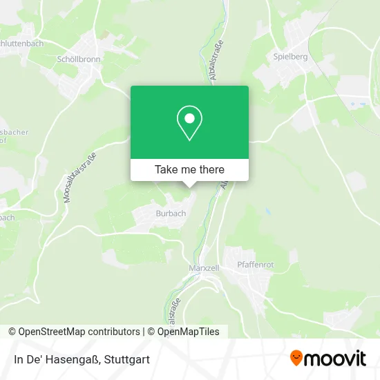 In De' Hasengaß map
