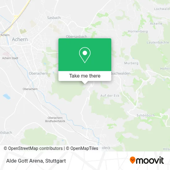 Alde Gott Arena map