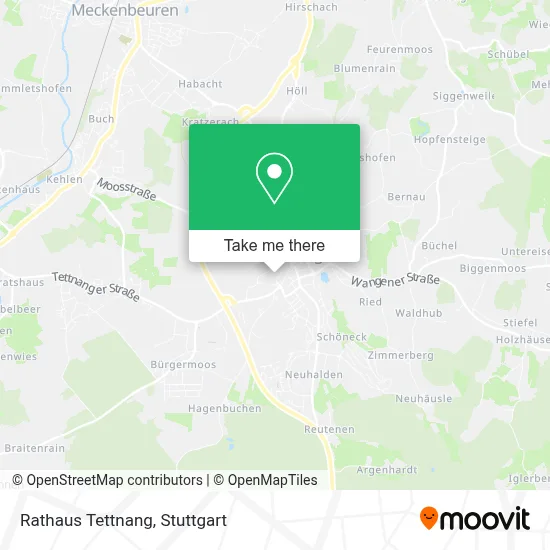 Rathaus Tettnang map