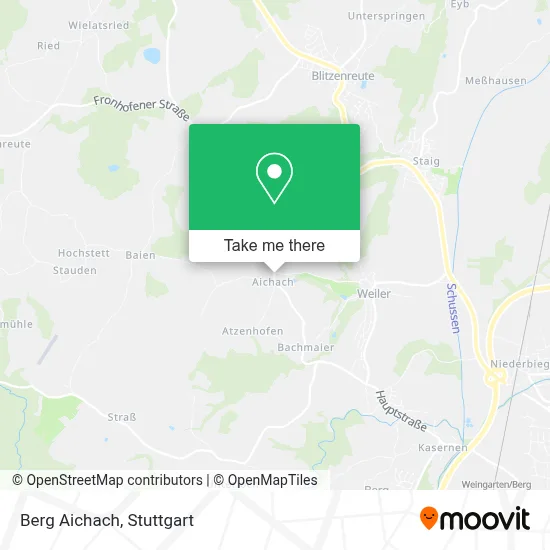 Berg Aichach map