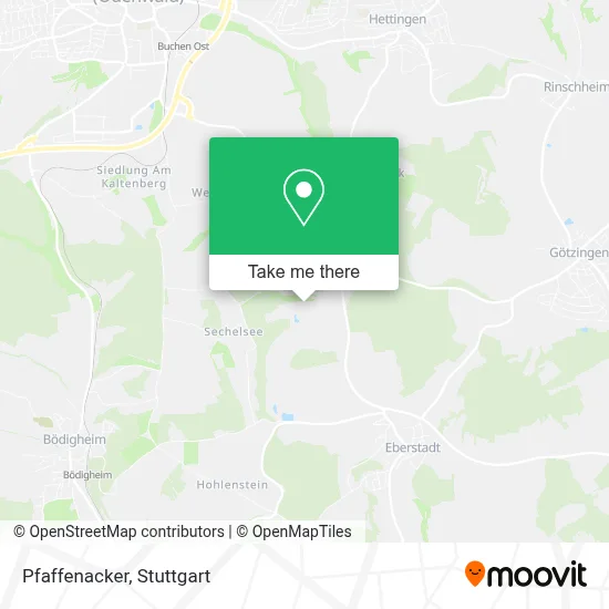 Pfaffenacker map
