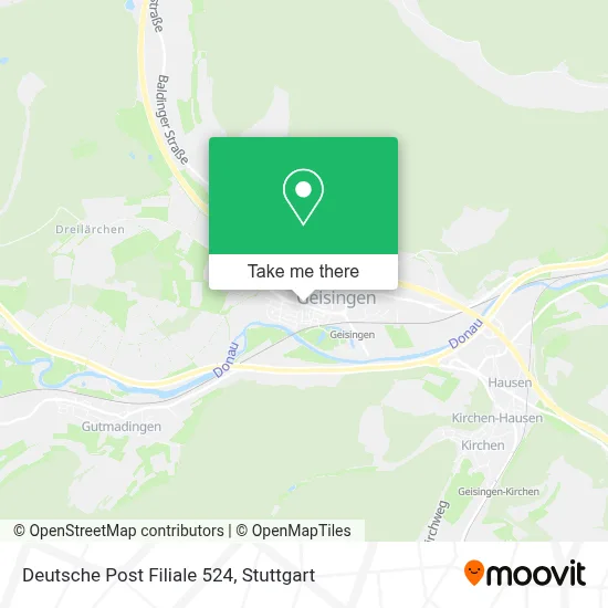 Deutsche Post Filiale 524 map