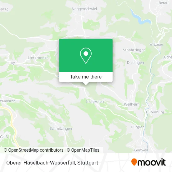 Oberer Haselbach-Wasserfall map