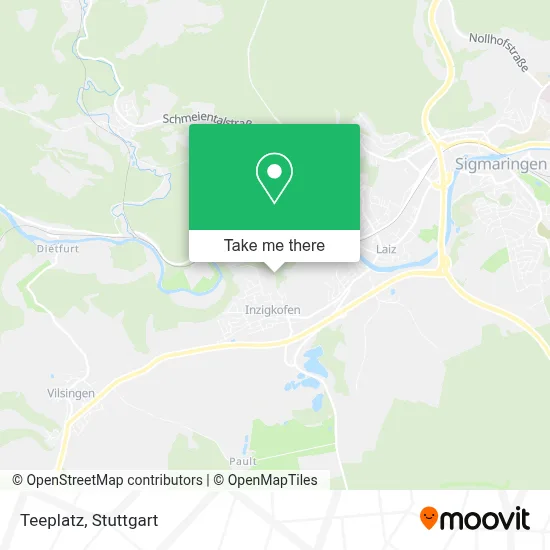 Teeplatz map