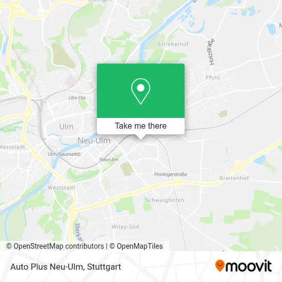 Auto Plus Neu-Ulm map