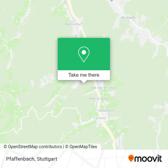 Pfaffenbach map