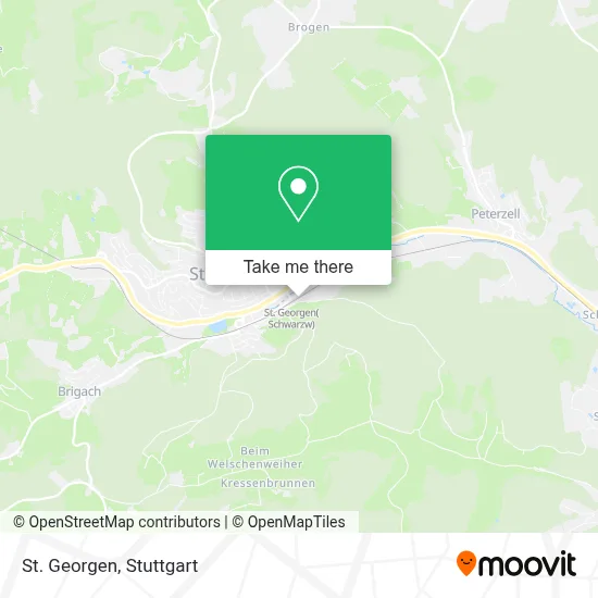 St. Georgen map