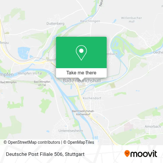 Deutsche Post Filiale 506 map