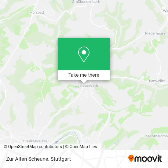 Zur Alten Scheune map