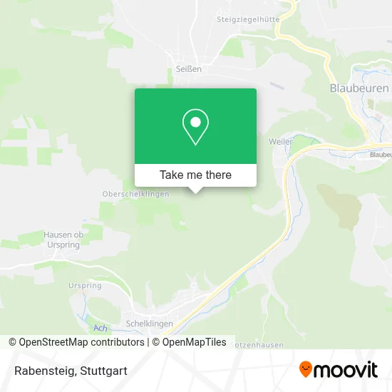 Rabensteig map