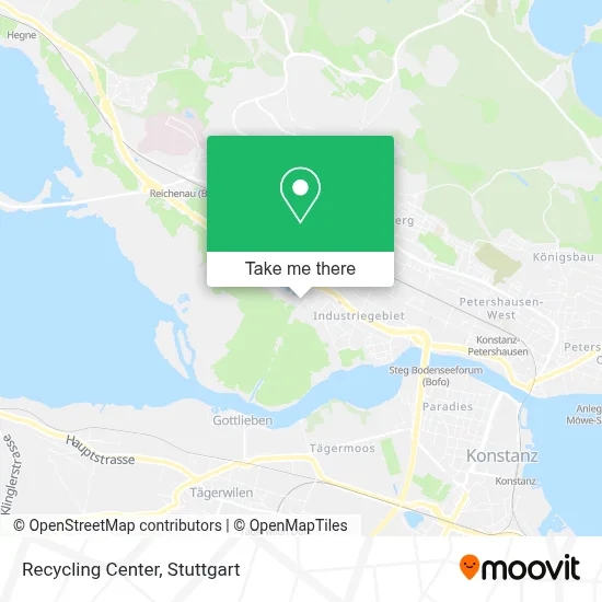 Wertstoffhof map