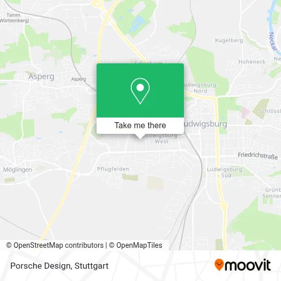 Porsche Design map