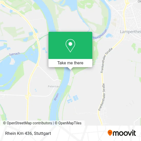 Rhein Km 436 map