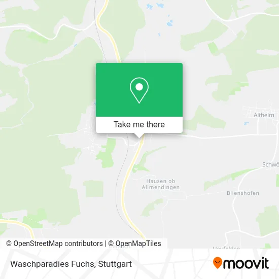 Waschparadies Fuchs map