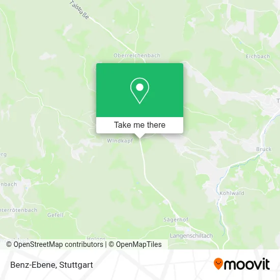 Benz-Ebene map