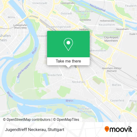 Jugendtreff Neckerau map