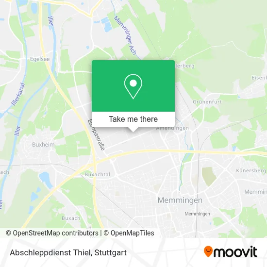 Abschleppdienst Thiel map