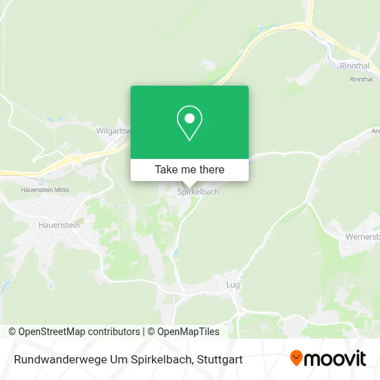 Rundwanderwege Um Spirkelbach map