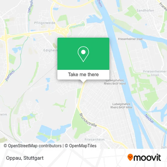 Oppau map