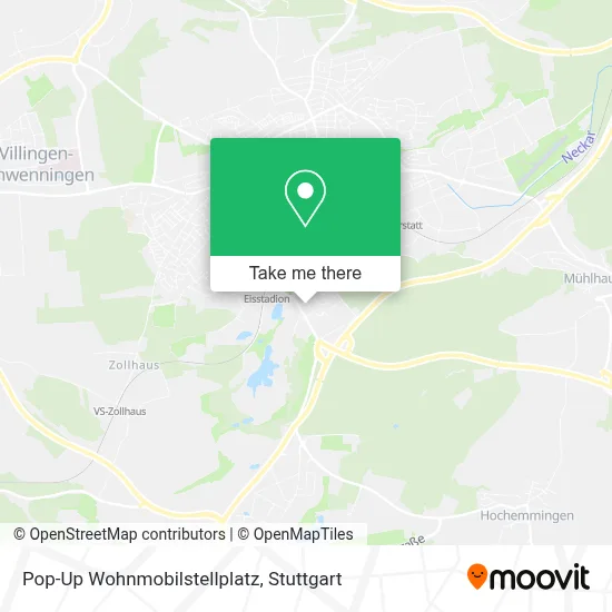 Pop-Up Wohnmobilstellplatz map