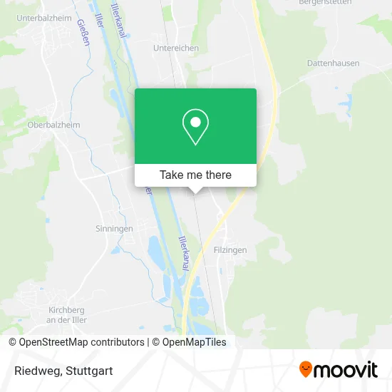Riedweg map