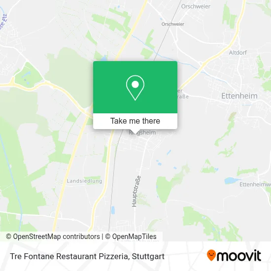 Ristorante Pizzeria Tre Fontane map